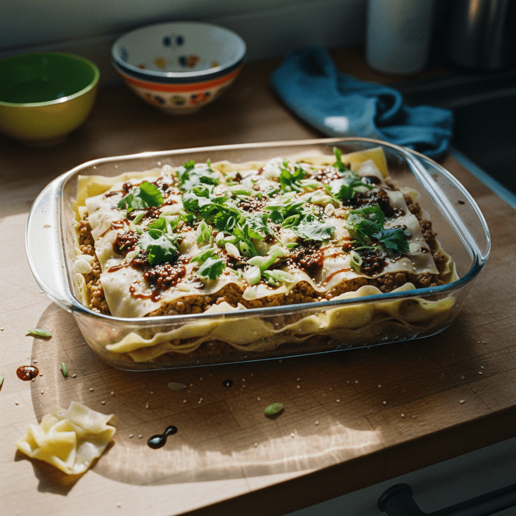 Dumpling Lasagne