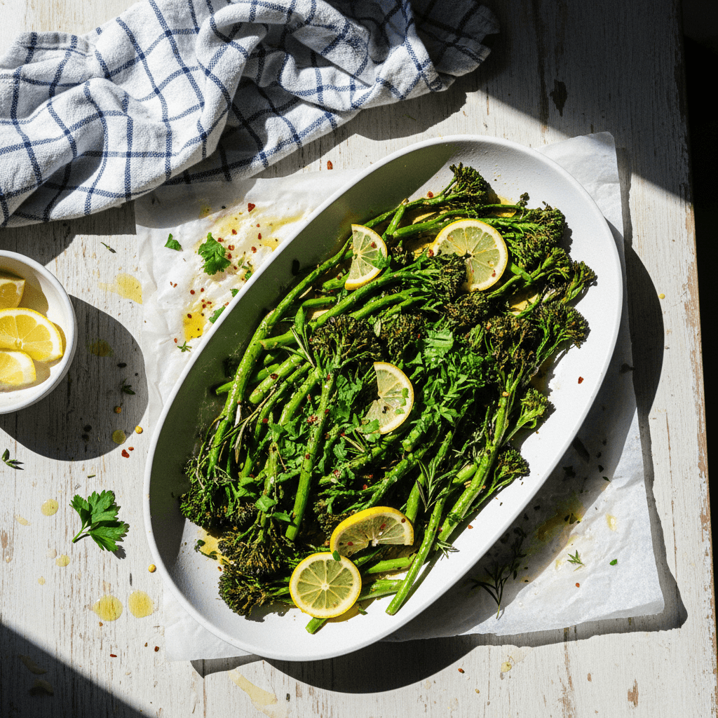 Trader Joe's Lemon Herb Roasted Broccolini