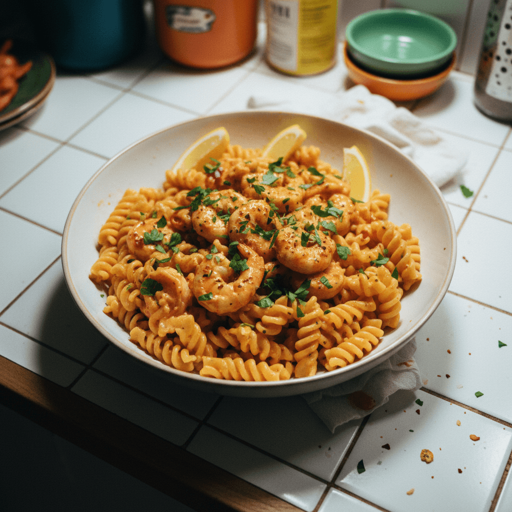Creamy Shrimp and Sun-Dried Tomato Pasta
