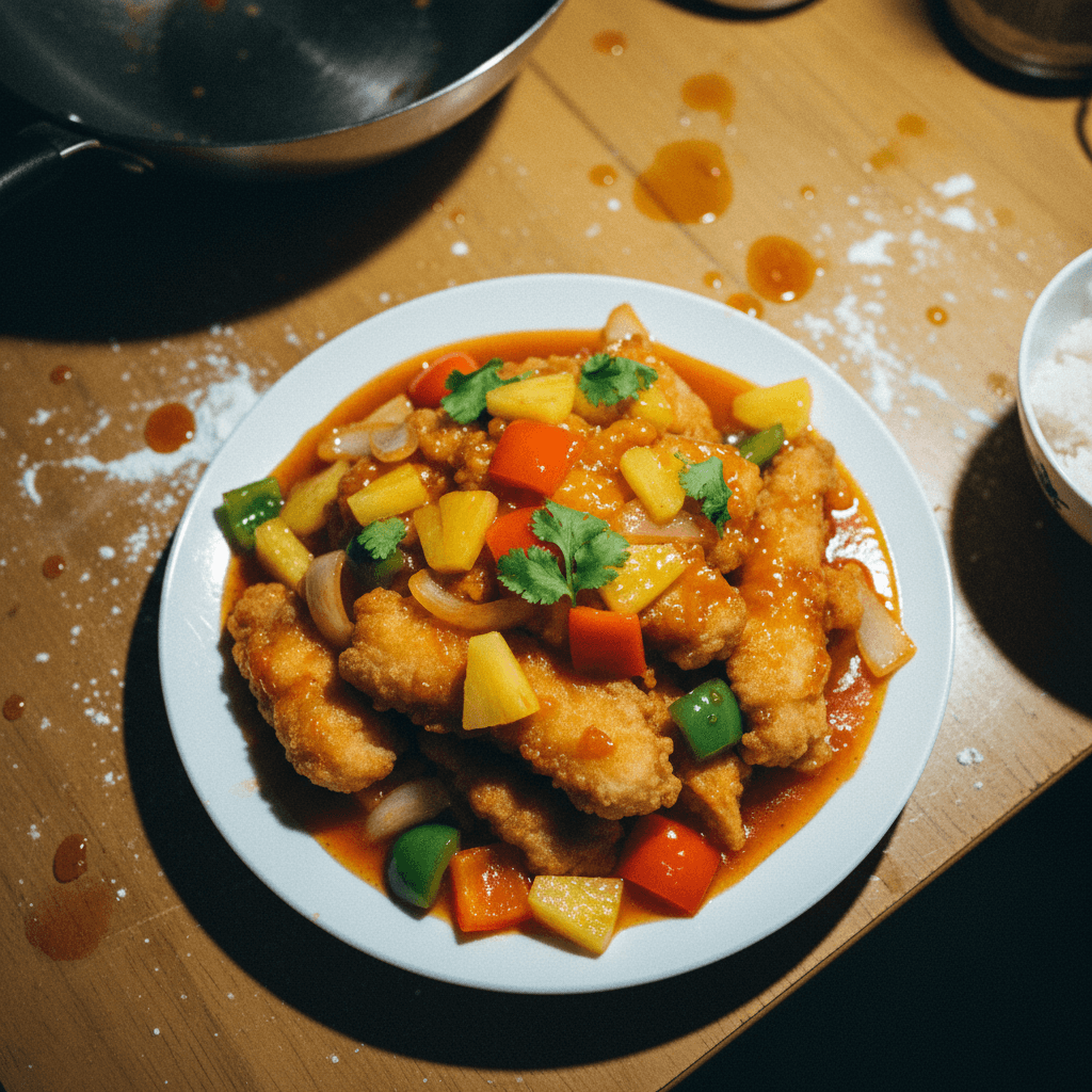 Crispy Sweet and Sour Fish (Fried)