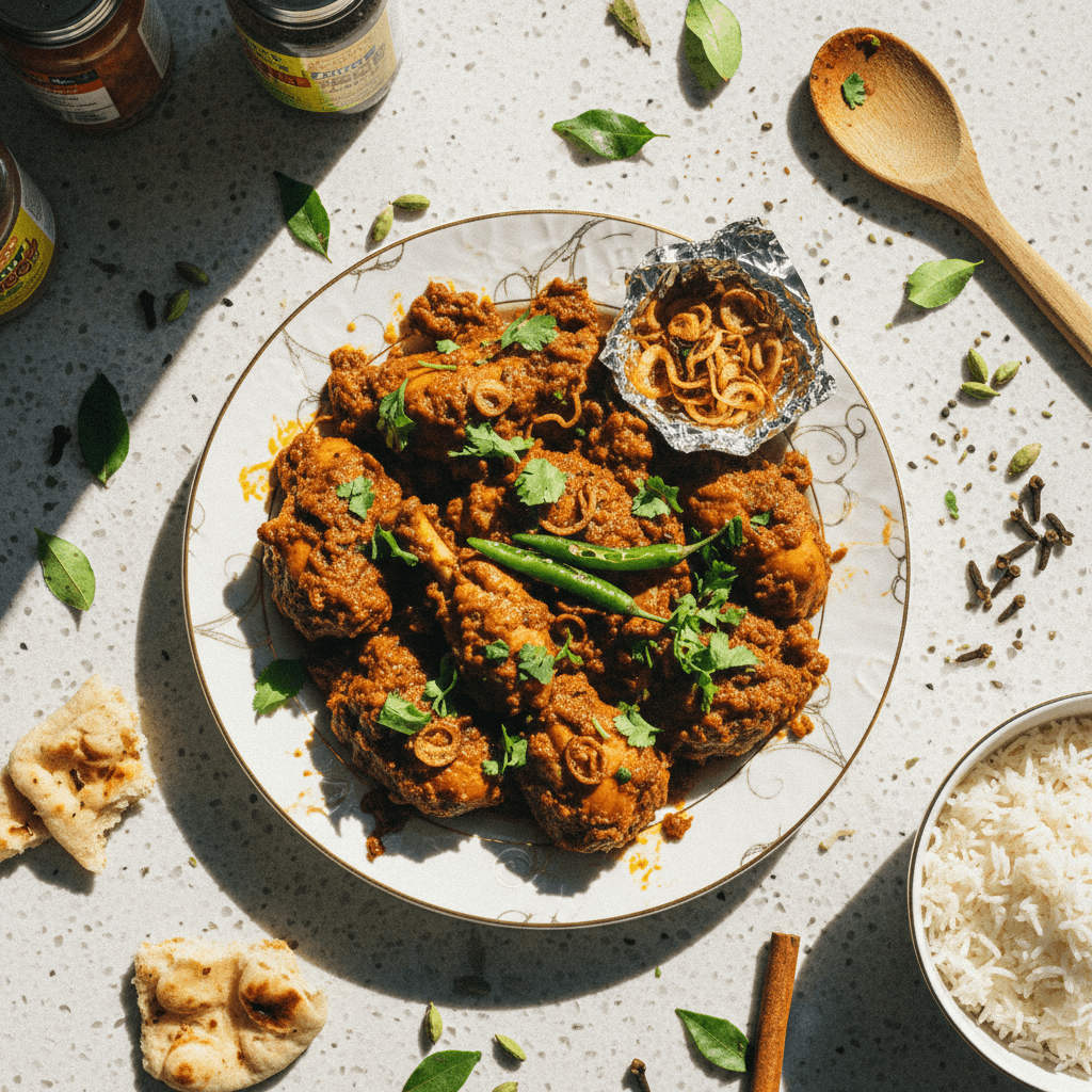 Spicy Hyderabadi Chicken Fry