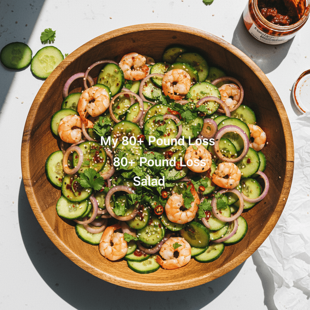 My 80+ Pound Loss Cucumber Salad