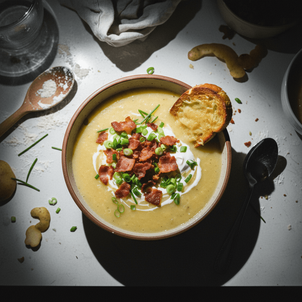 Creamy Riced Potato Soup