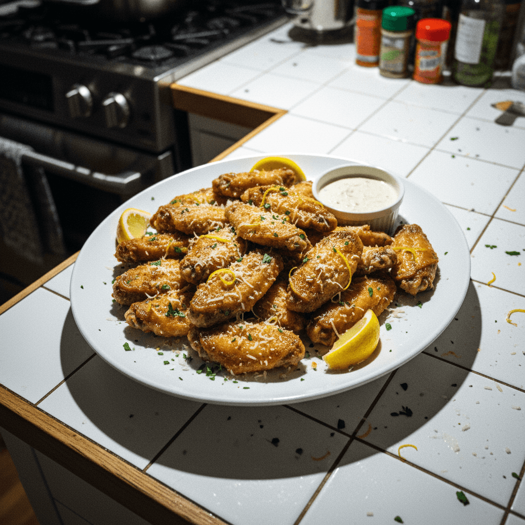 Lemon Garlic Parmesan Wings