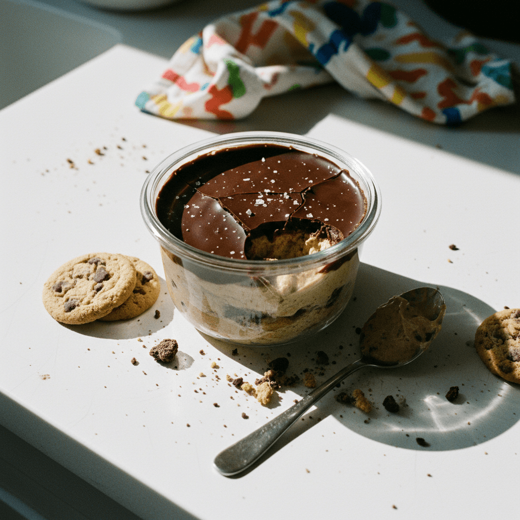 High-Protein Chocolate Cookie Cup
