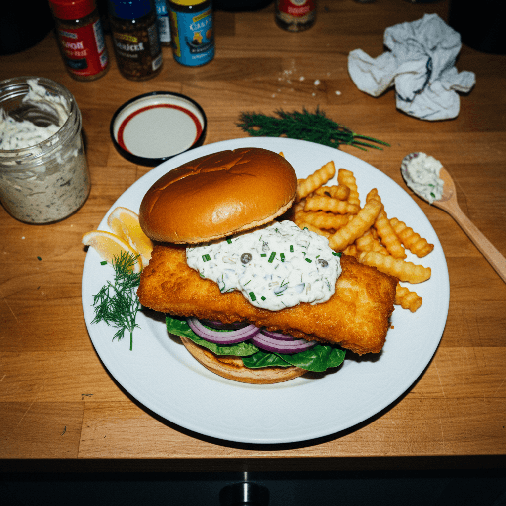 Fish Sandwich with From-Scratch Tartar Sauce
