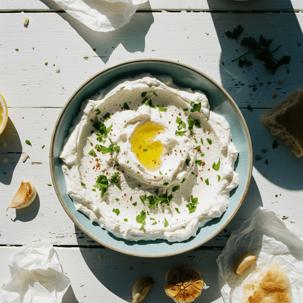 TOUM (Middle Eastern Garlic Sauce)