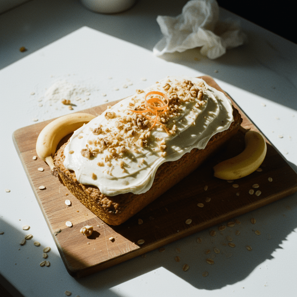 Oatmeal Carrot Cake Bread