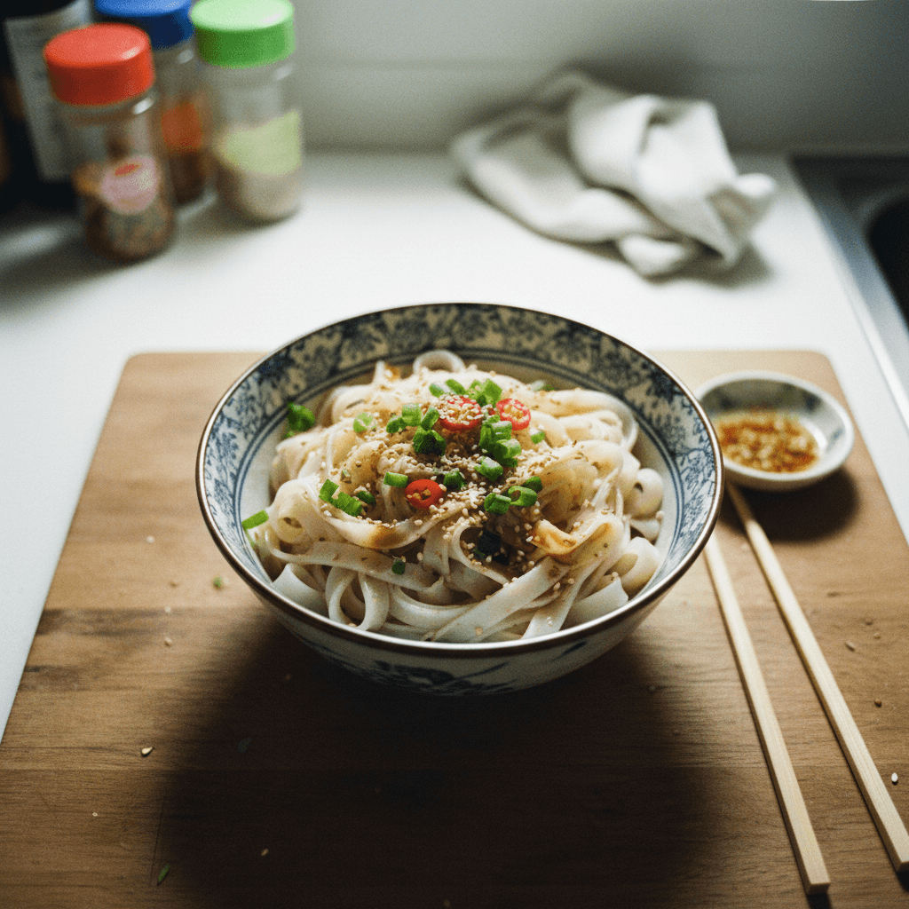 Homemade Fresh Rice Noodles