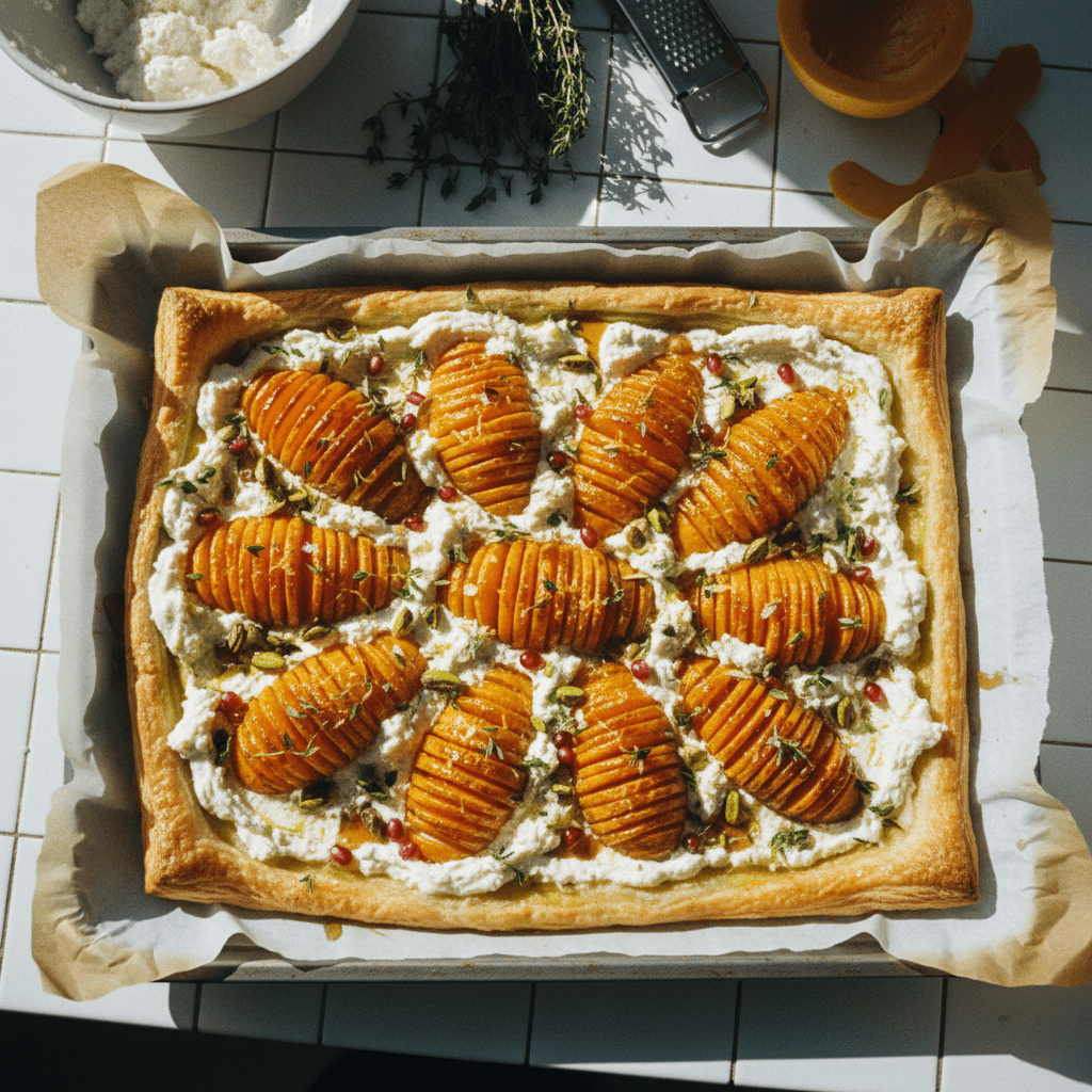 Honeynut Stracciatella Tart