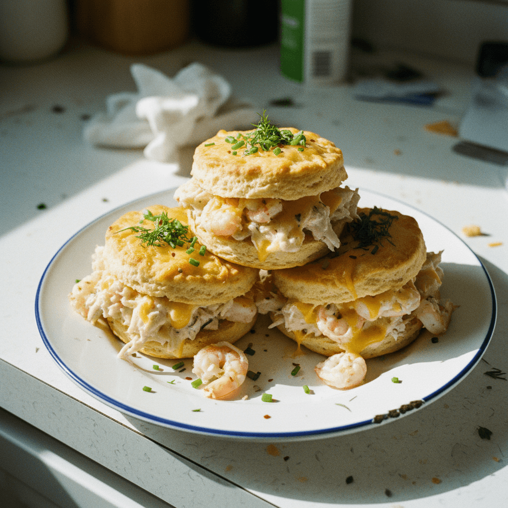 Shrimp & Crab Biscuit Melts