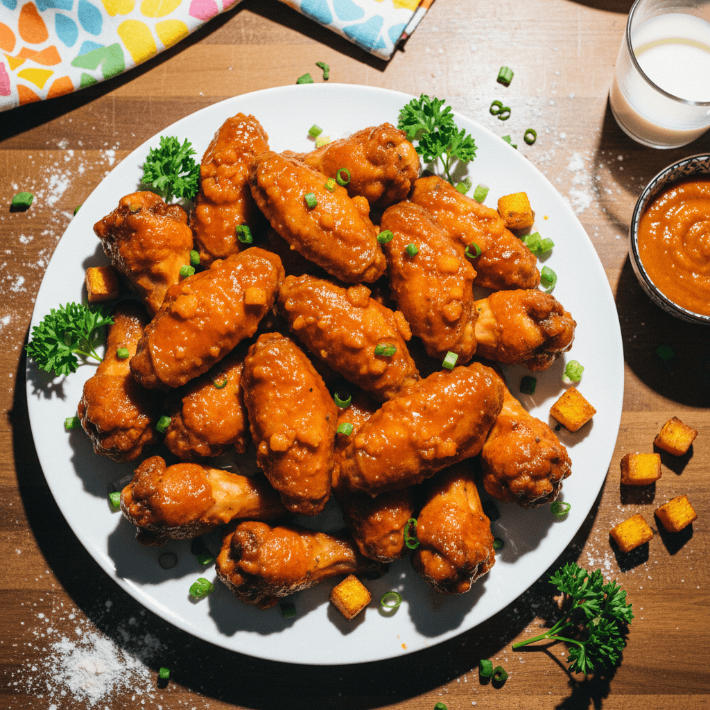 Yam Juice Wings