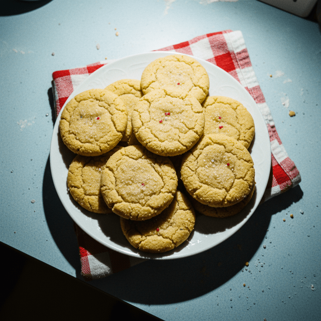 3-Ingredient Sugar Cookies