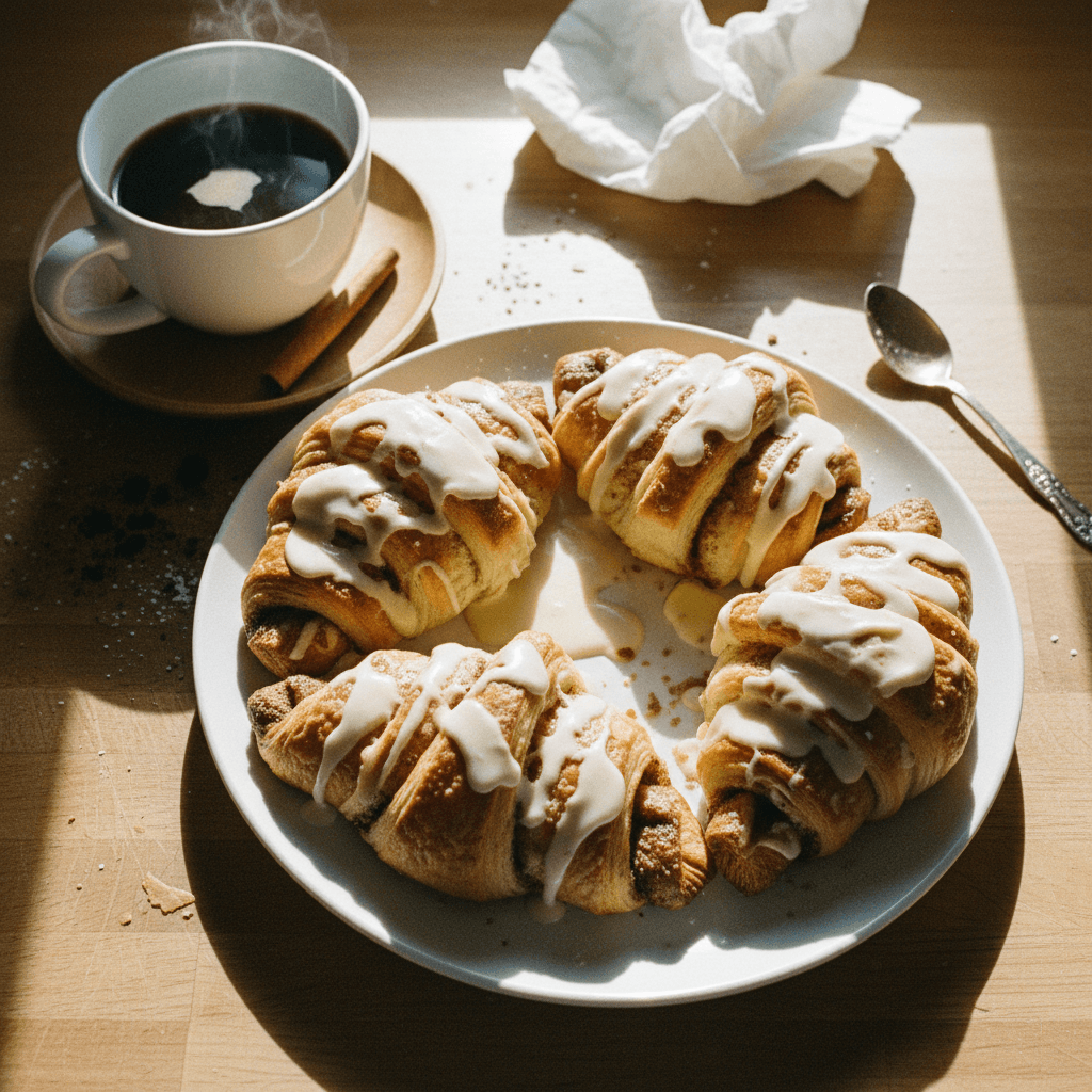 Cinnamon Roll Croissants