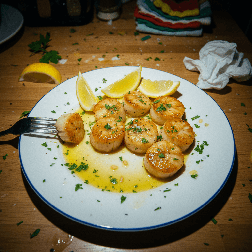 Lemon Butter Scallops