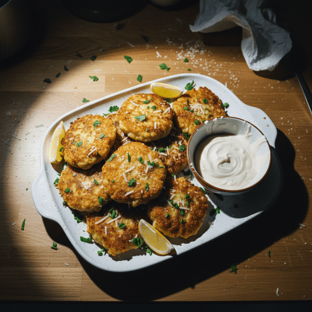Chicken and Potato Fritters