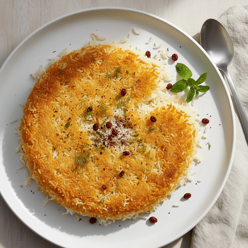 Tadig (Persian Crispy Rice)