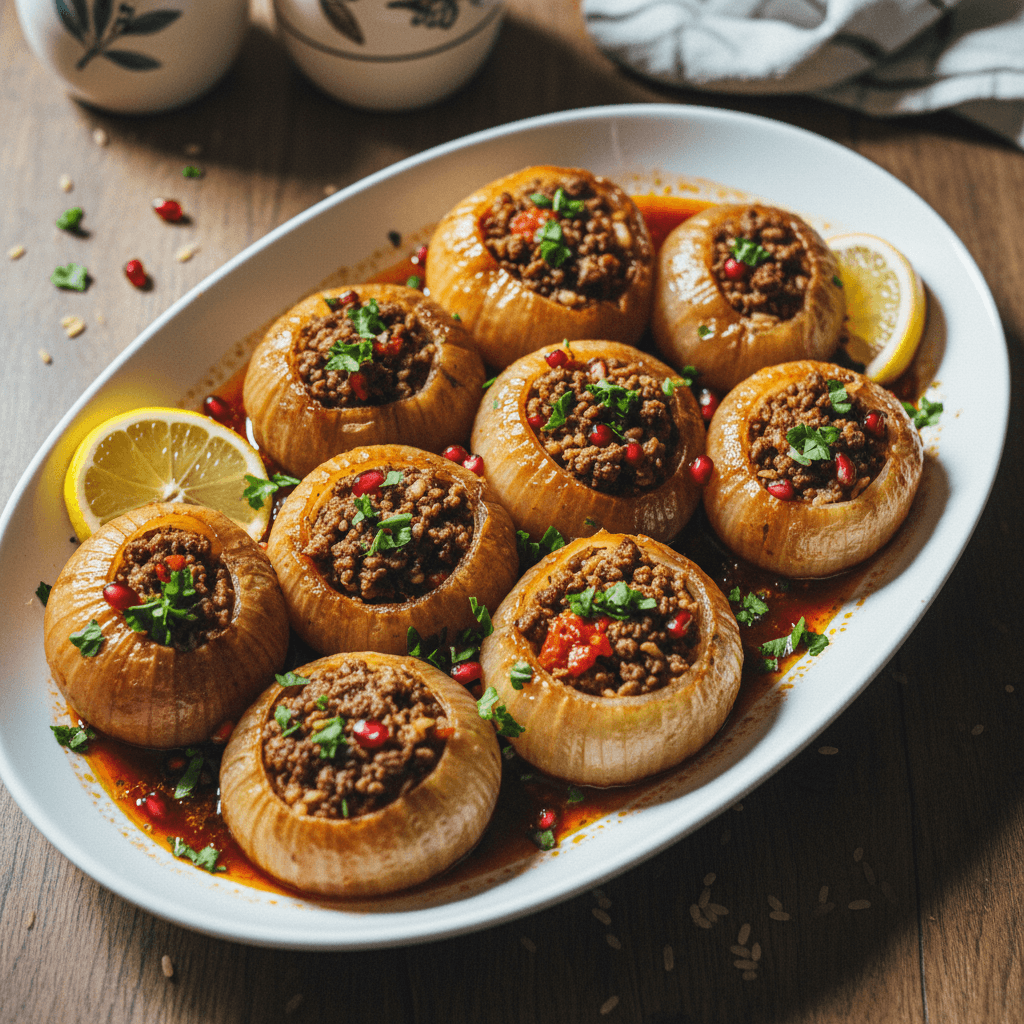 Stuffed Onions (Mahshi Basal)