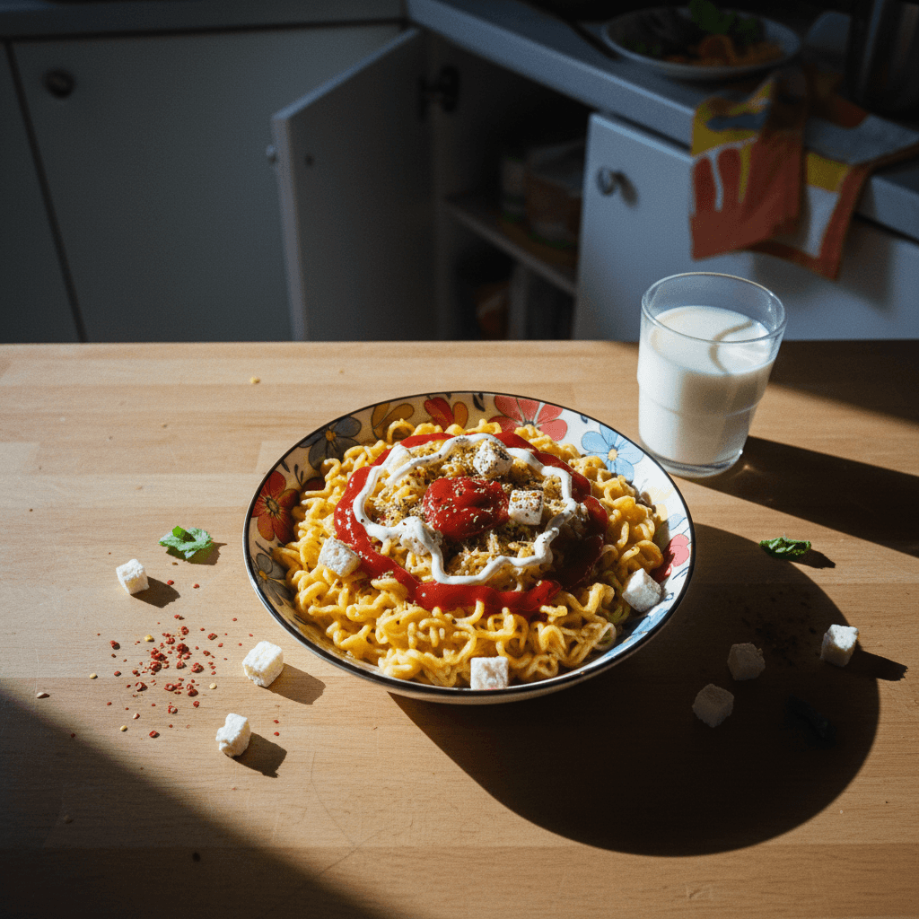 Peynirli Noodle