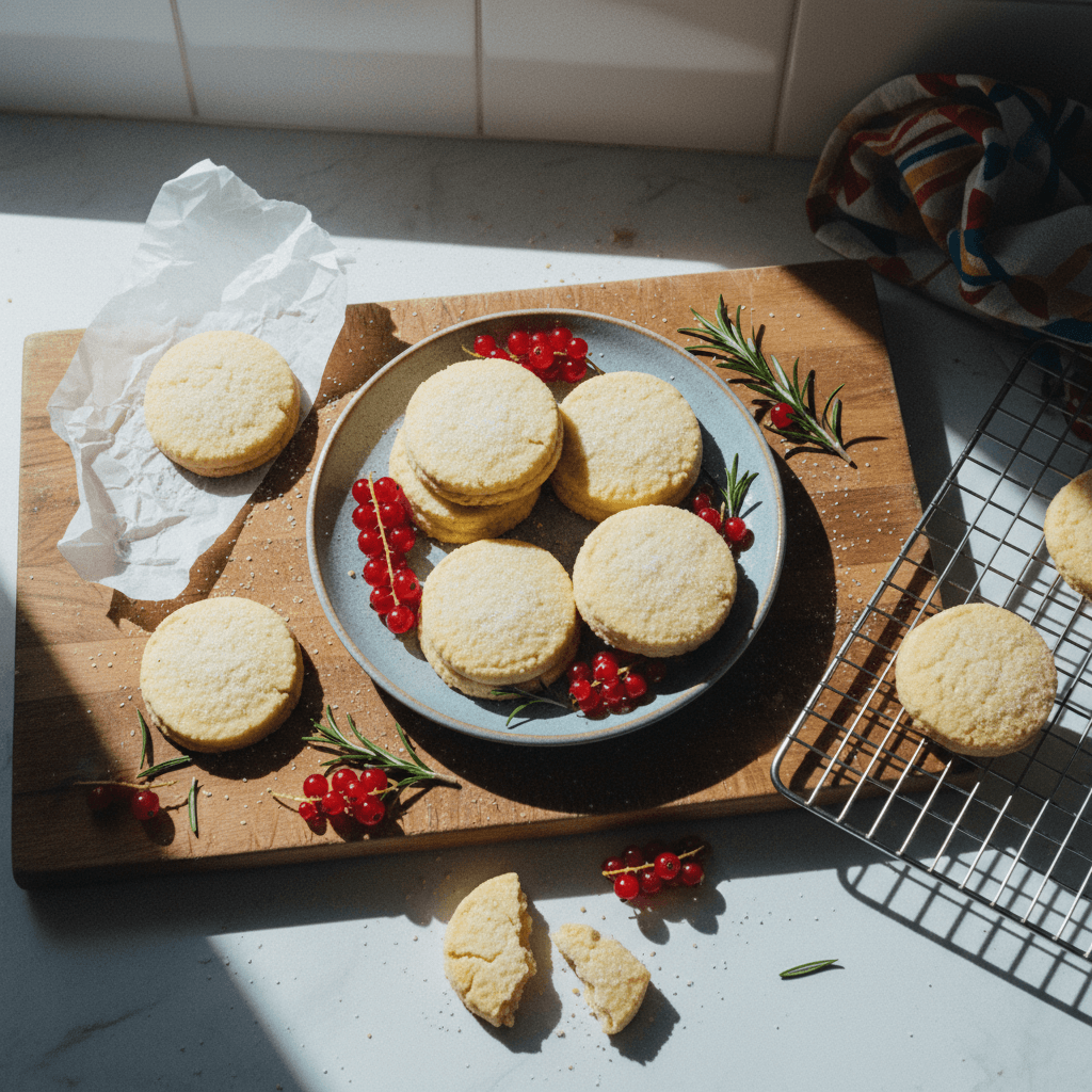 Conventional Oven Shortbread Biscuits