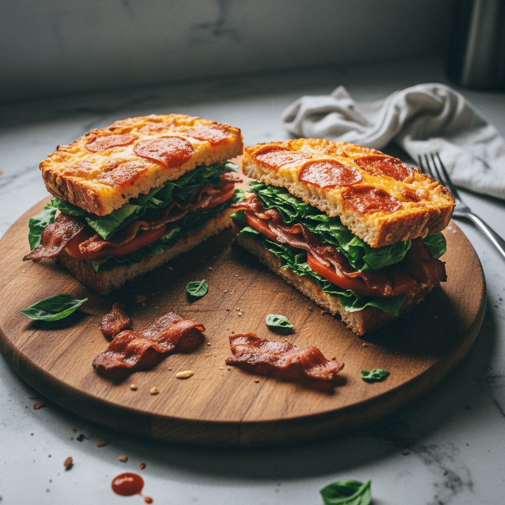 Pepperoni Bread BLT
