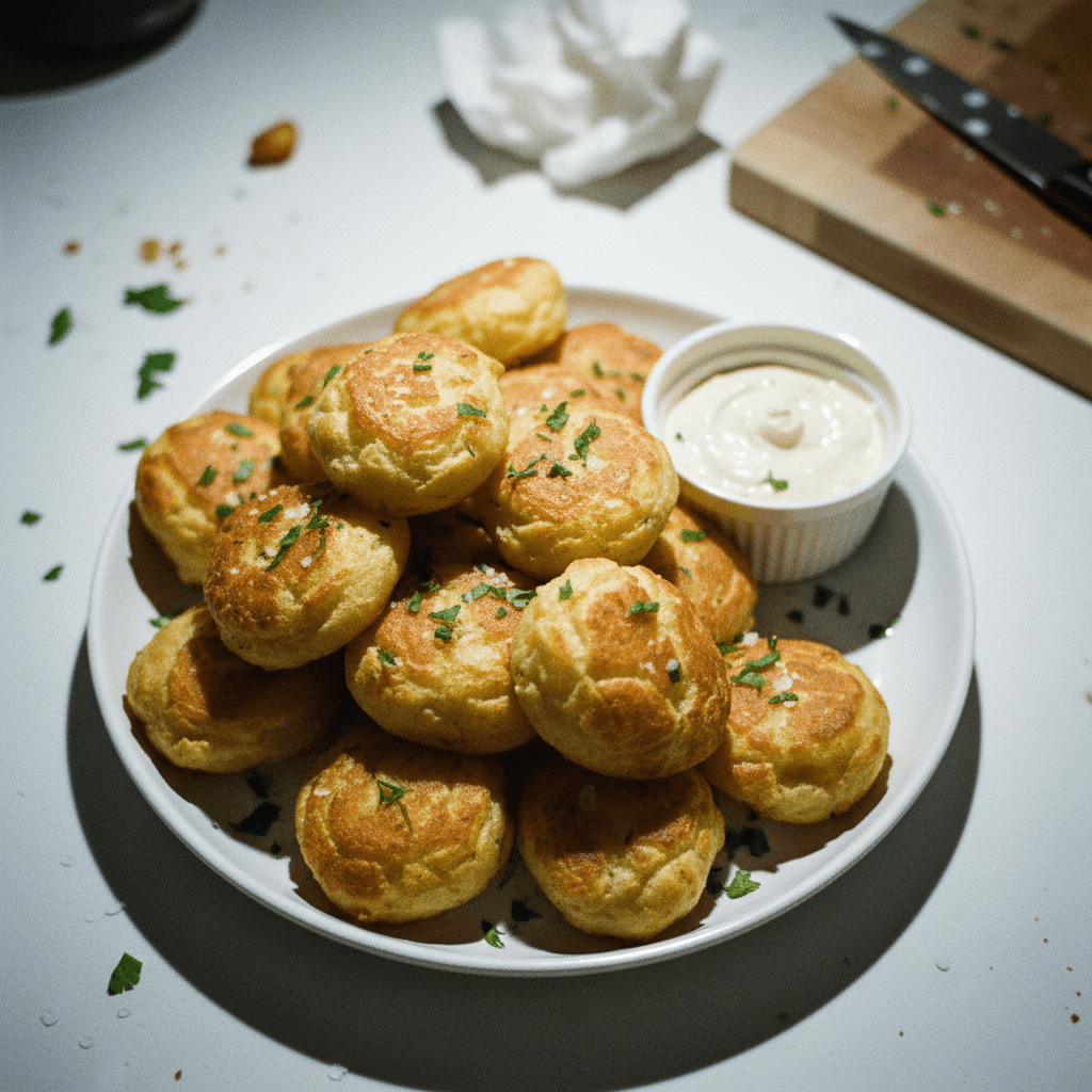 Pommes Dauphine with Sauce Choron