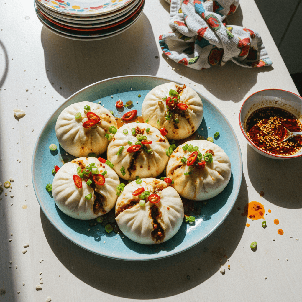 Spicy Beef Buns