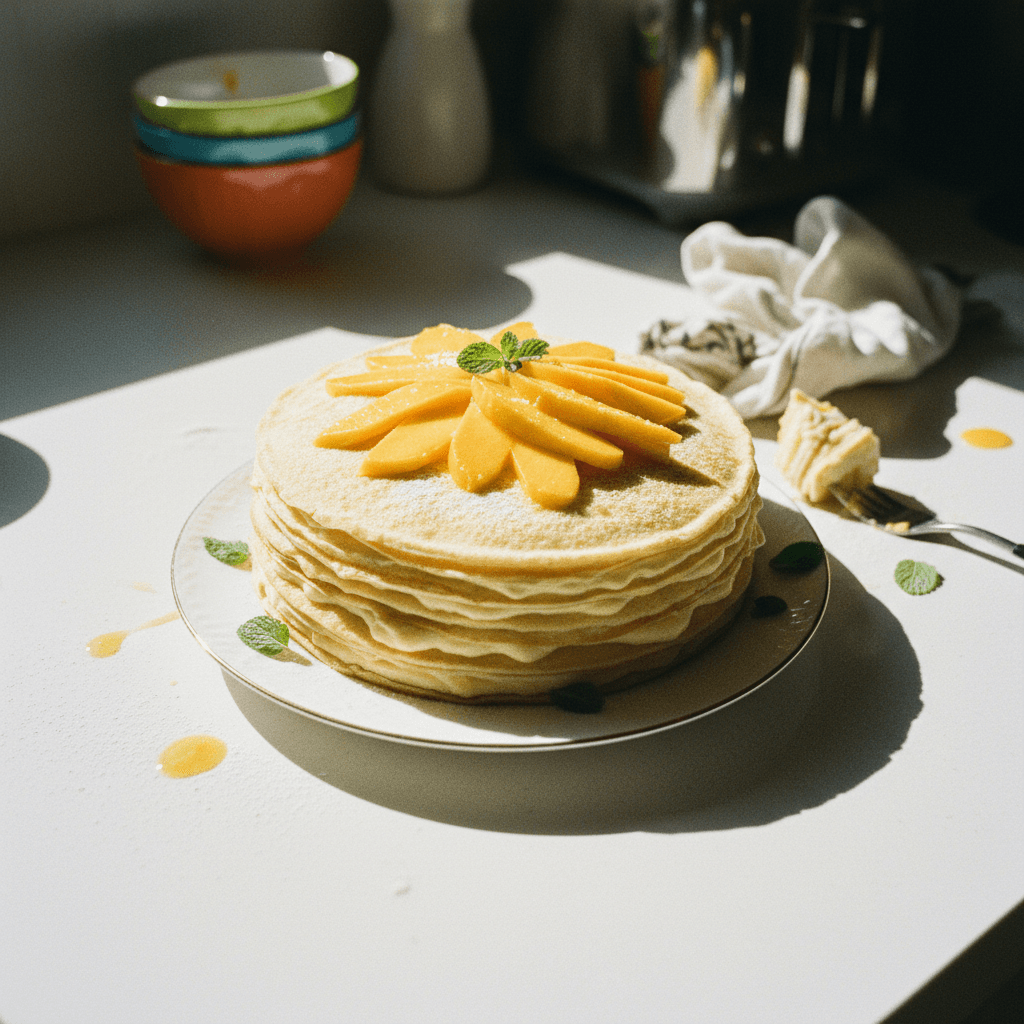 Mango Crepe Cake