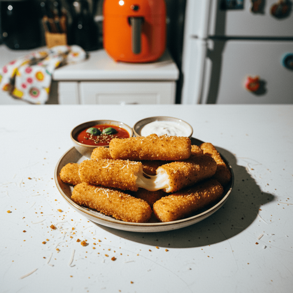 Air Fryer Mozzarella Sticks