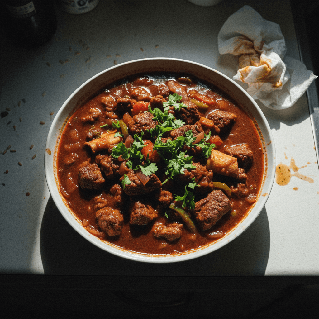 Carne de Res Guisada (Stewed Beef)