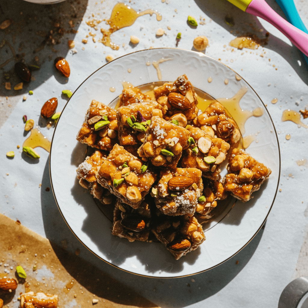 Easy Honey Nut Chews