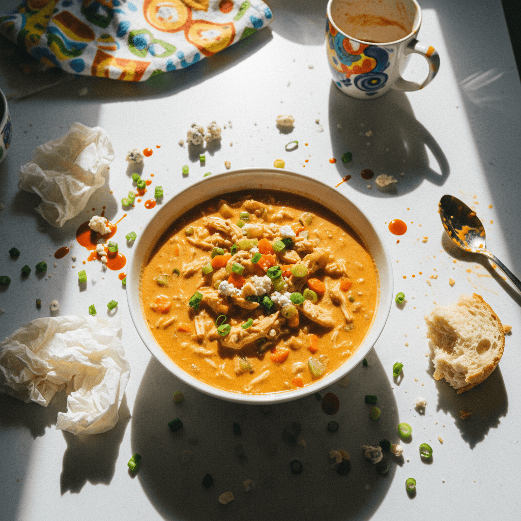 Creamy Buffalo Chicken Soup