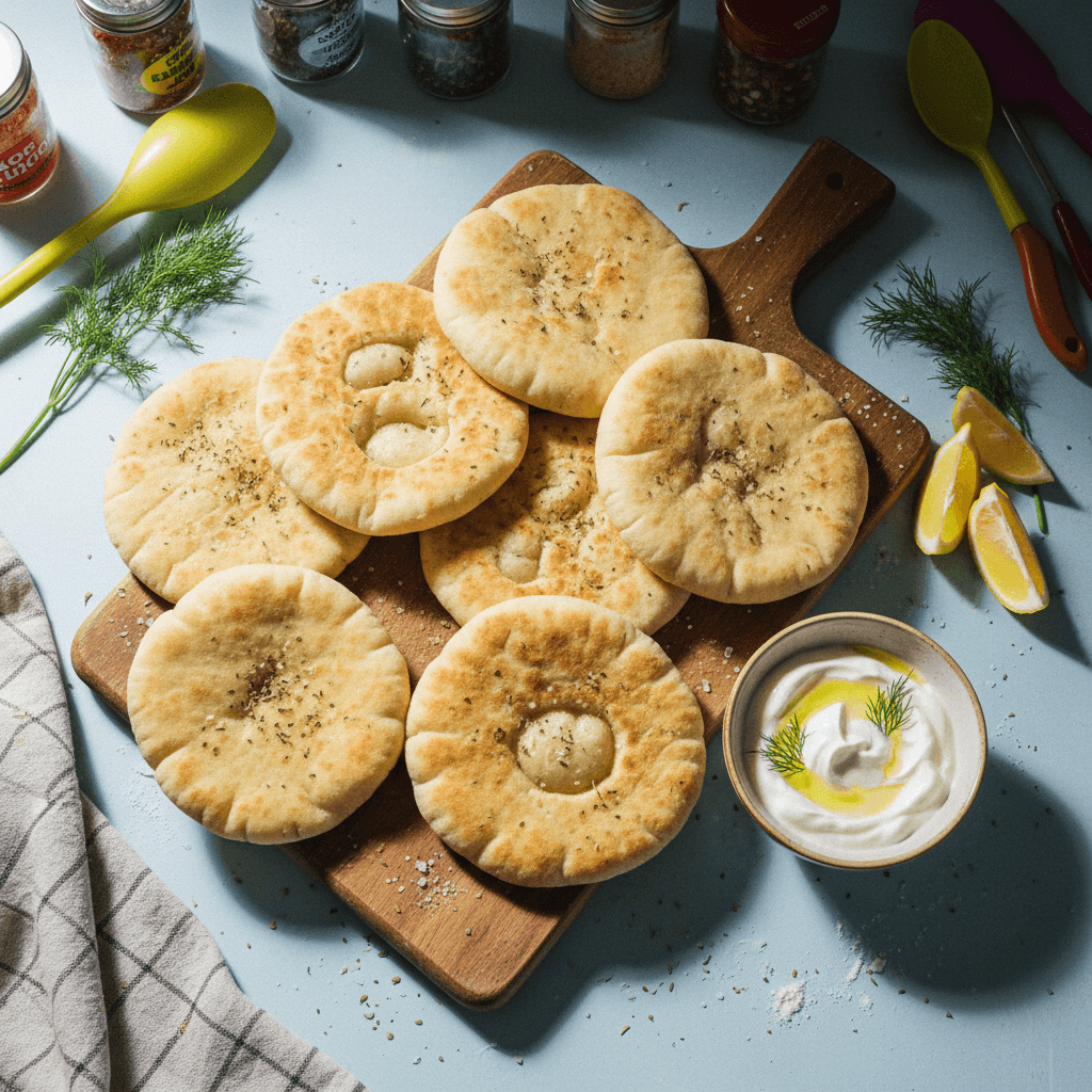 Homemade Greek Pita Bread