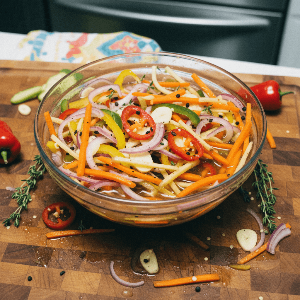 Jamaican Escovitch Pickle