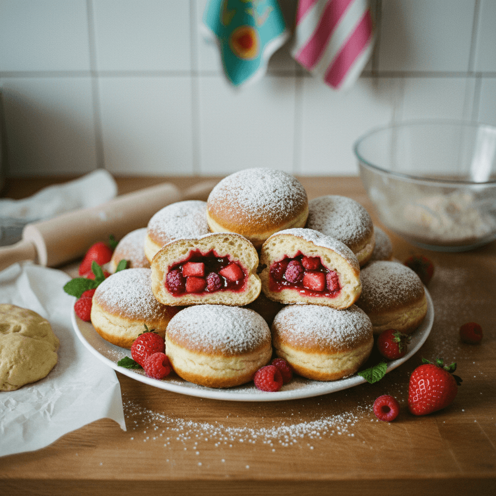 Air Fryer Berliner (German Doughnuts)