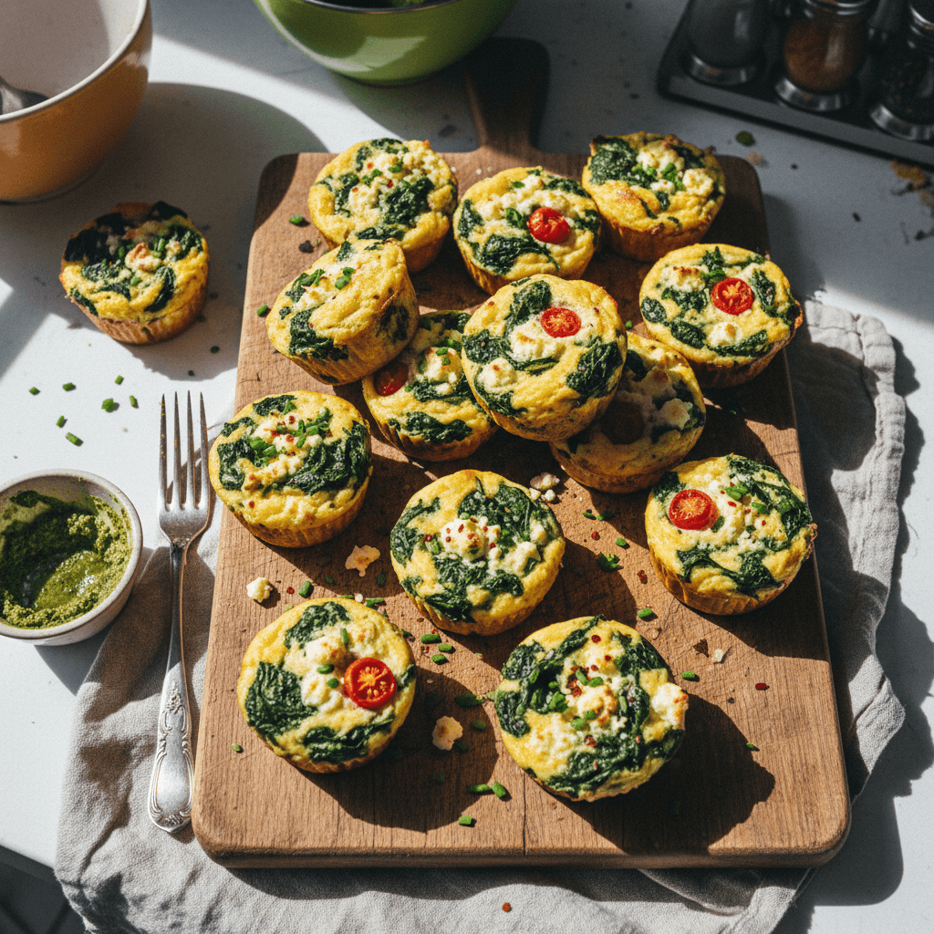 Super Spinach Egg Muffins
