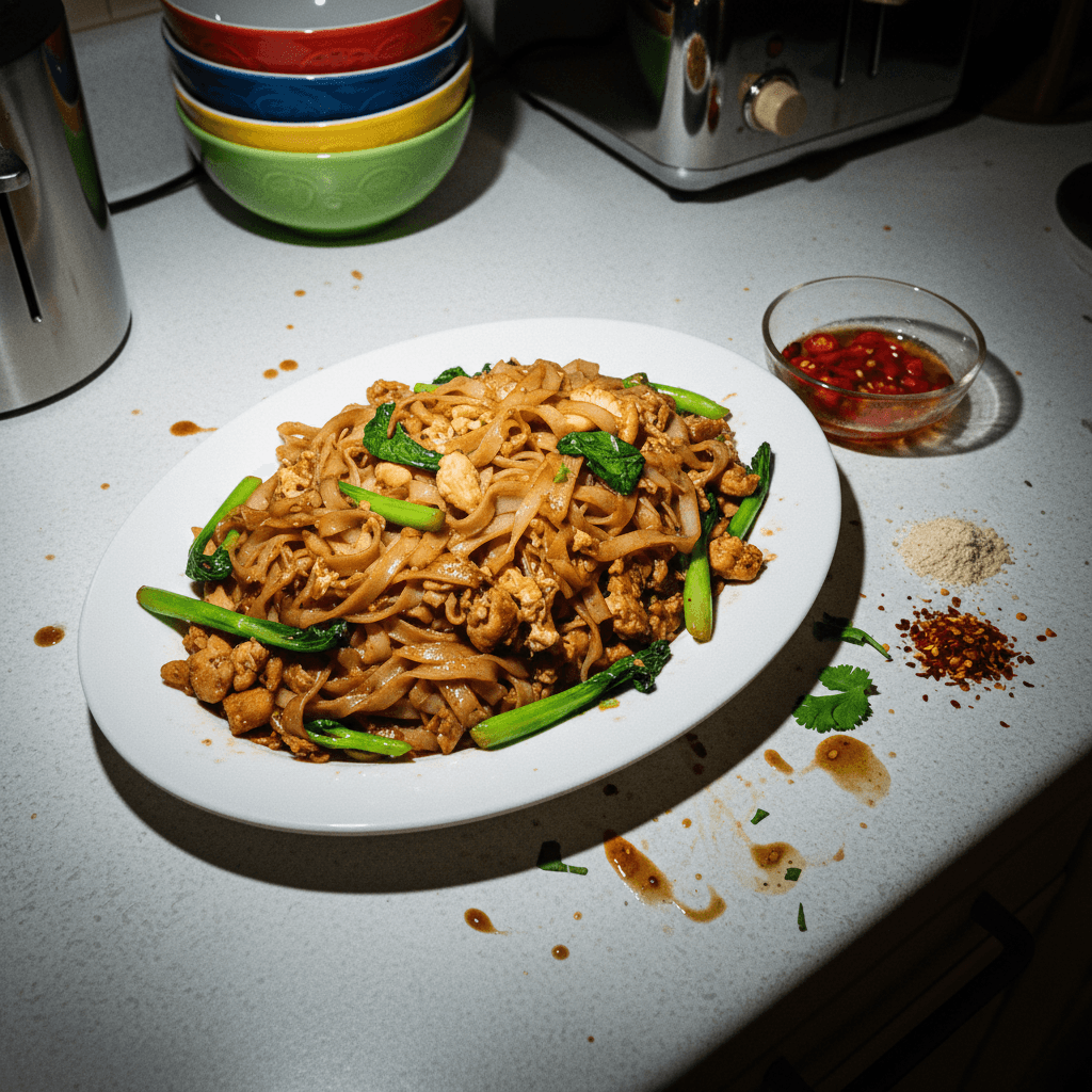 Pad See Ew (Thai Rice Noodles)