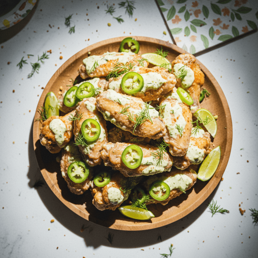 Jalapeño Dill Ranch Wings