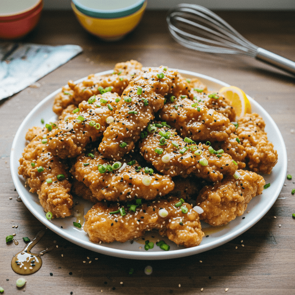 Korean Style Honey Butter Chicken Tenders