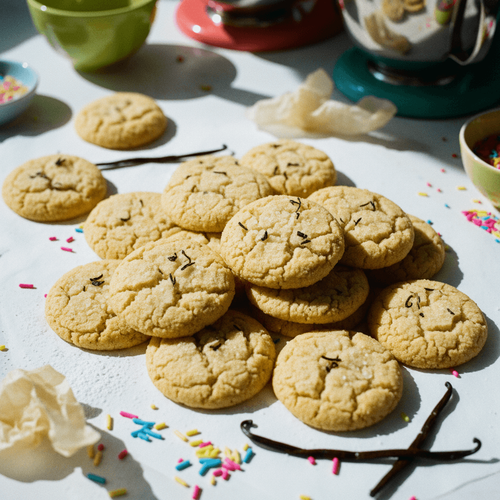 Simple Vanilla Drop Cookies