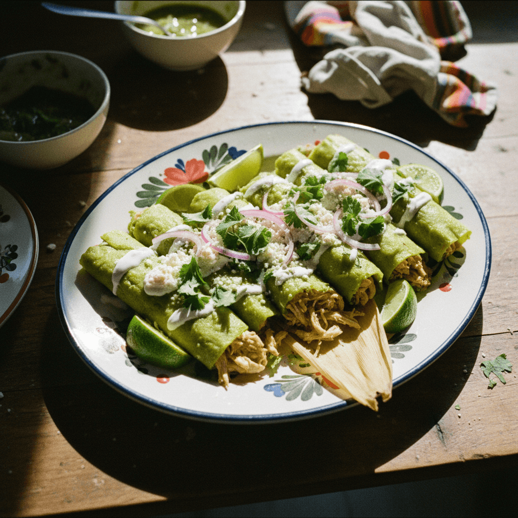 Power-Packed Green Chicken Tamales