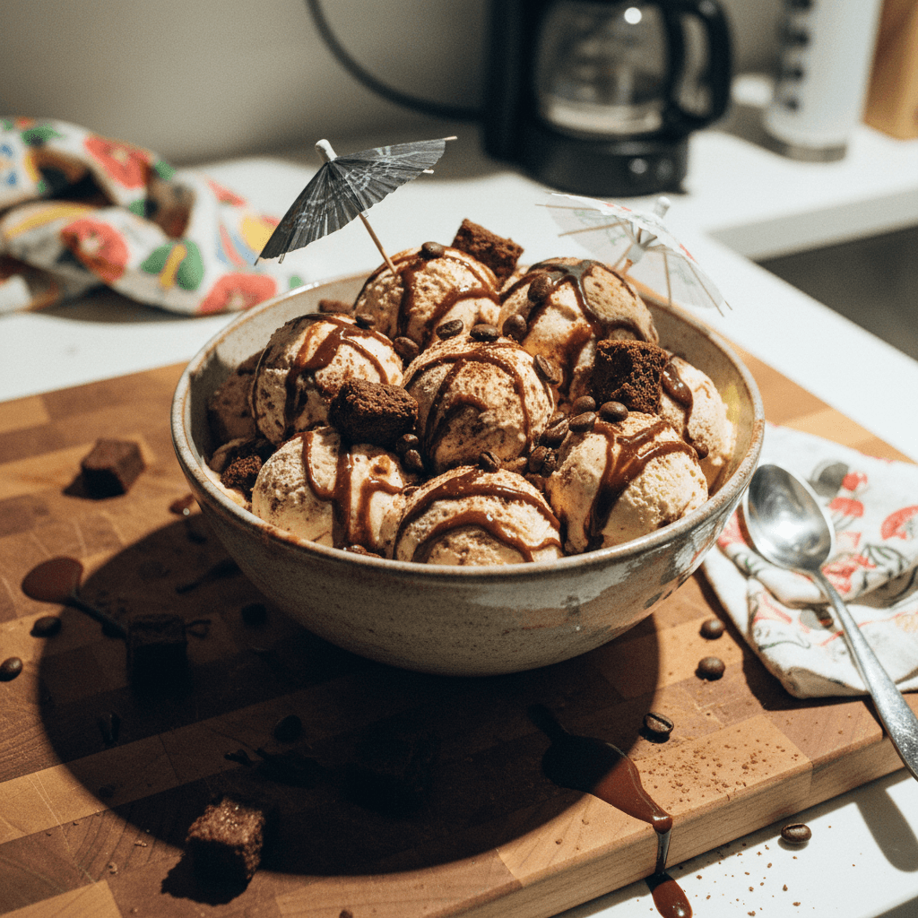 Espresso Martini Brownie Ice Cream