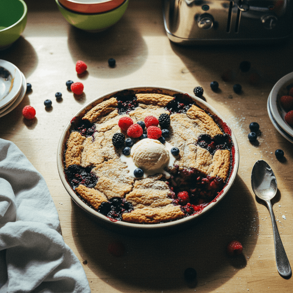 Great-Grandma Dorothy’s Berry Cobbler