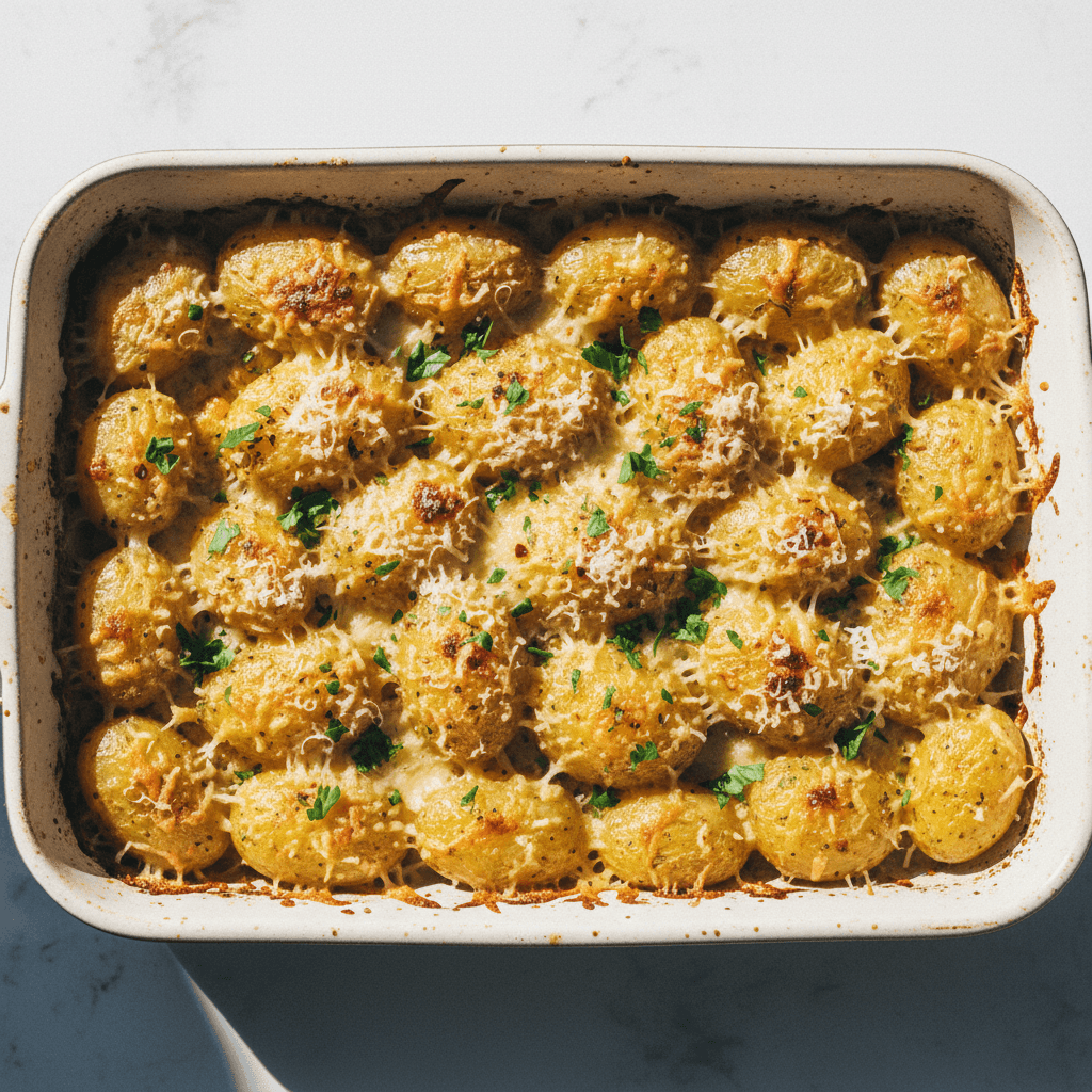 The Viral Parmesan Crusted Potatoes