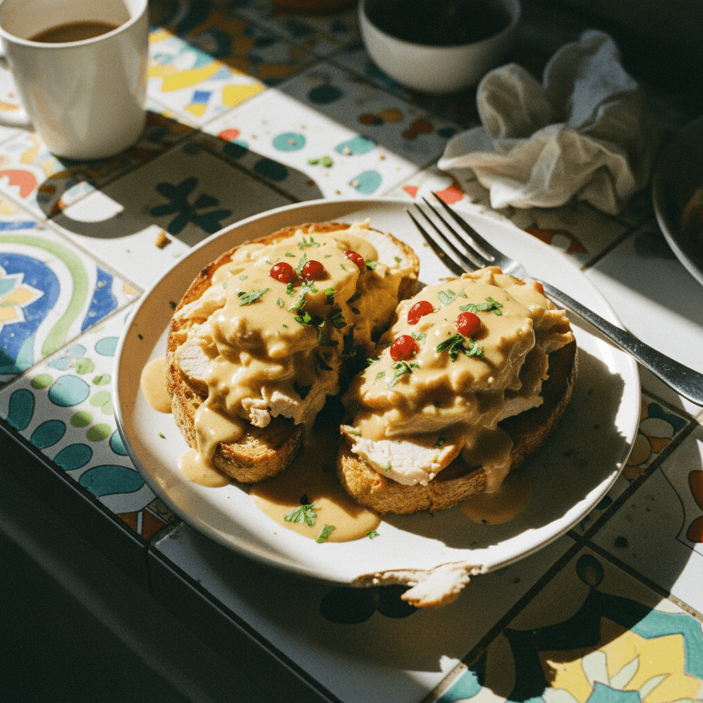 Open-Faced Turkey & Gravy Melts