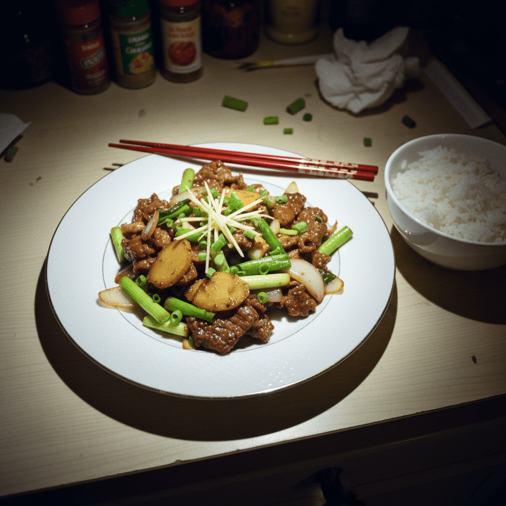 Ginger Scallion Beef