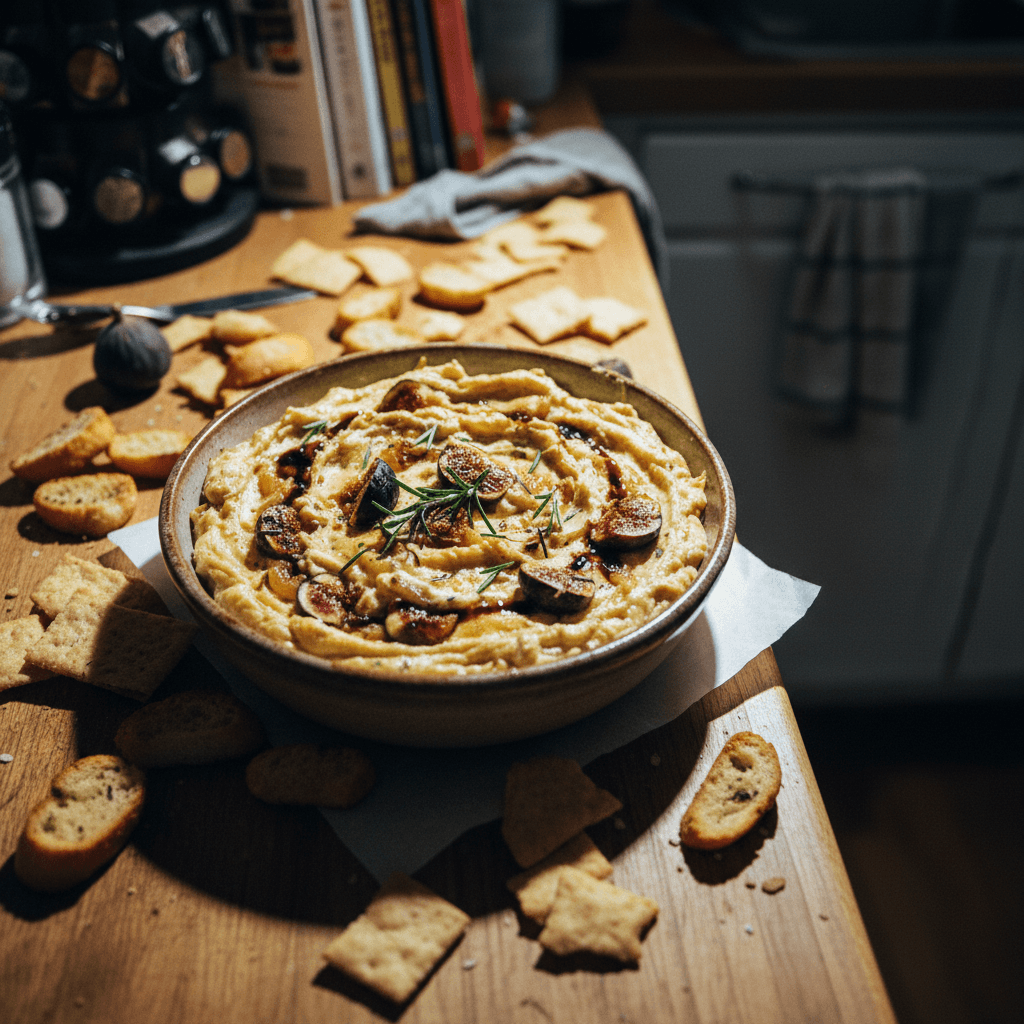Warm Fig and Caramelized Onion Goat Cheese Dip