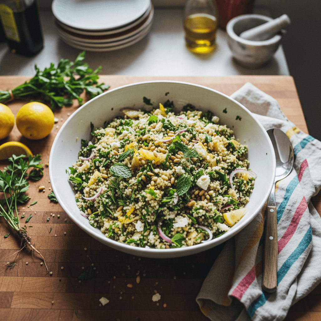 Lemon Herb Quinoa Salad
