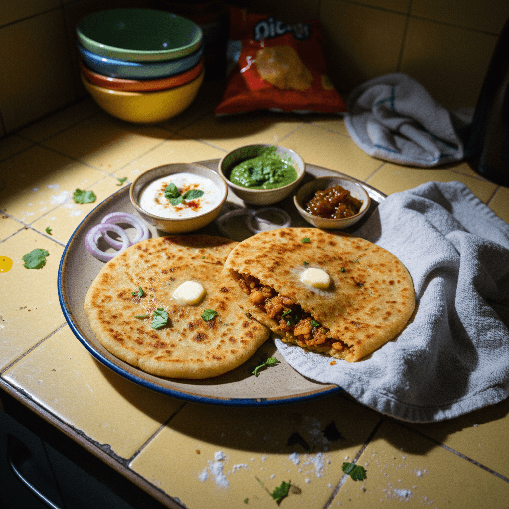 Velvety Aloo Paratha