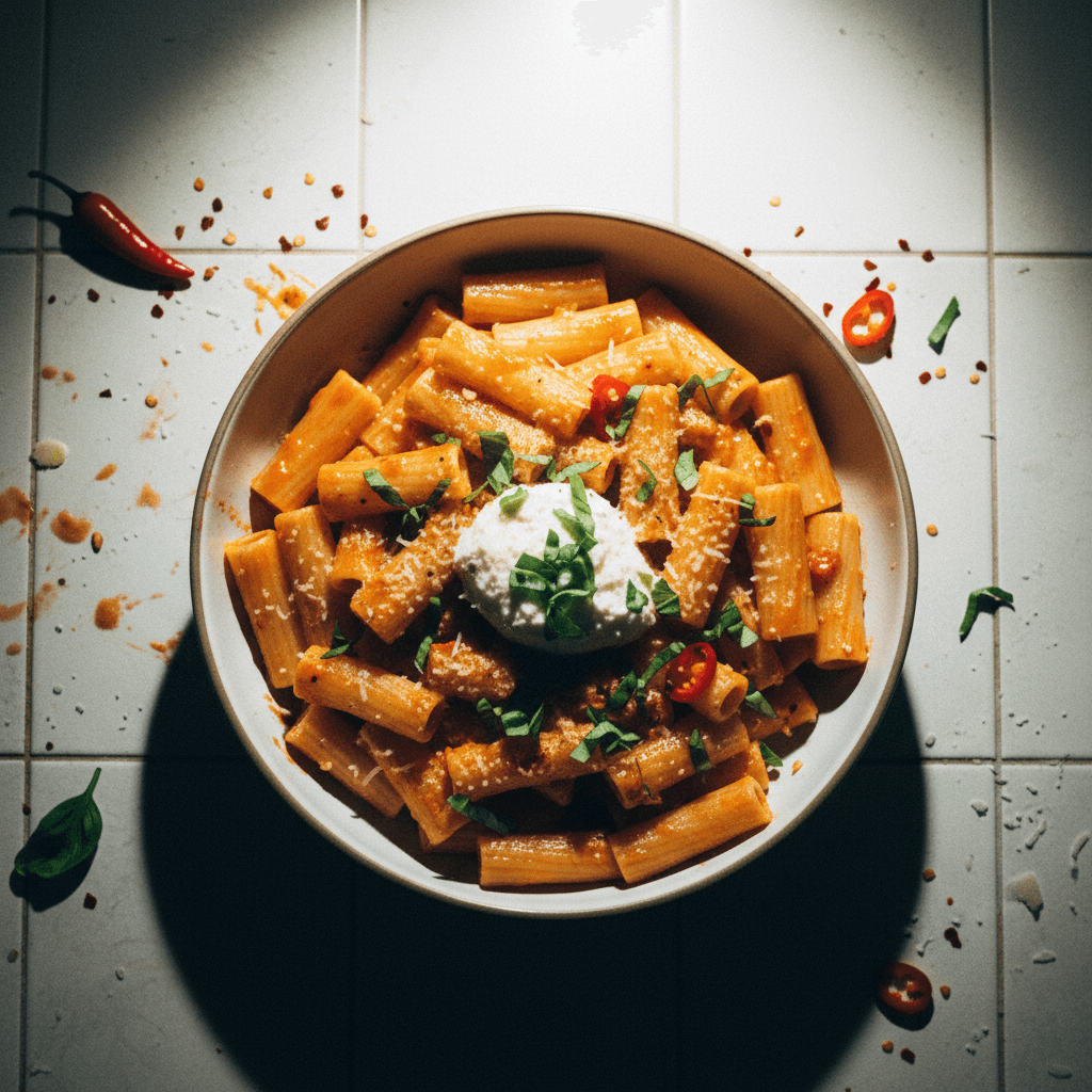 Spicy Rigatoni
